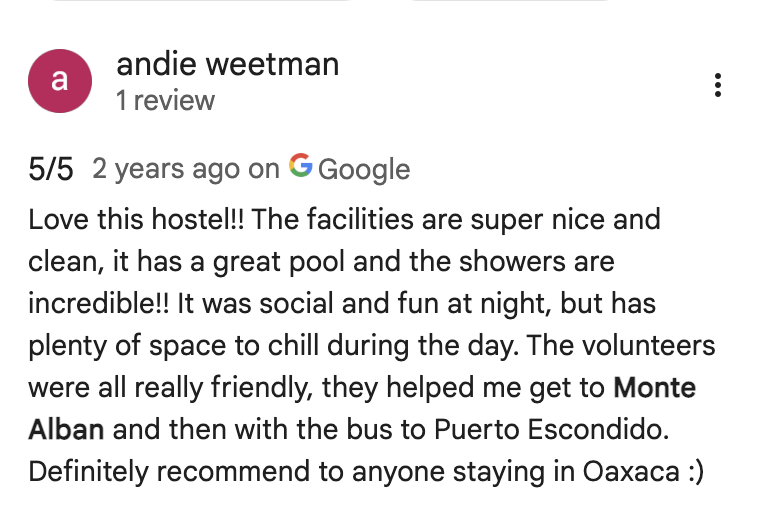 Guest testimonial 6