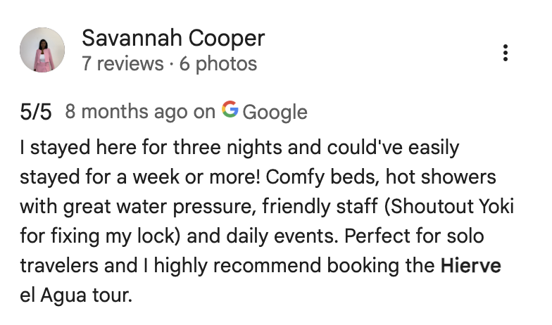 Guest testimonial 2