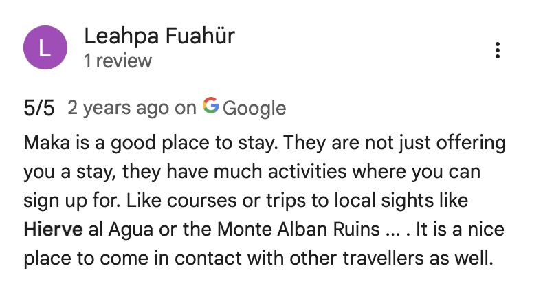 Guest testimonial 4